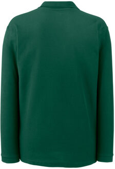 Fruit of the Loom Heren Premium Poloshirt Met Lange Mouwen (Forest Groen) - maat
