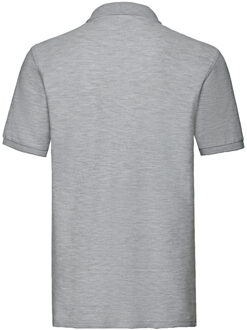Fruit of the Loom Heren premium polycotton poloshirt Lichtgrijs