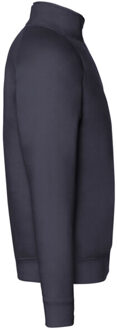 Fruit of the Loom Heren premium sweatshirt met ritssluiting Blauw