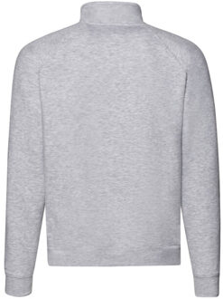Fruit of the Loom Heren premium sweatshirt met ritssluiting Grijs - XXXL