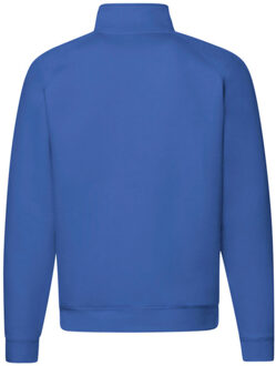 Fruit of the Loom Heren premium sweatshirt met ritssluiting - maat L Blauw