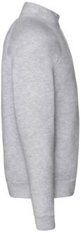 Fruit of the Loom Heren premium sweatshirt met ritssluiting - maat L Grijs