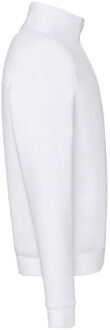 Fruit of the Loom Heren premium sweatshirt met ritssluiting Wit - XL