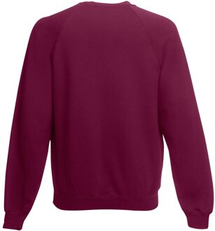 Fruit of the Loom Heren Raglan Mouwen Belcoro® Sweatshirt (Bordeaux) Bourgogne - XL