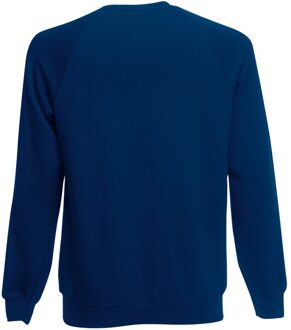 Fruit of the Loom Heren Raglan Mouwen Belcoro® Sweatshirt (Marine) - maat 3XL Navy