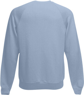 Fruit of the Loom Heren Raglan Mouwen Belcoro® Sweatshirt (Mineraalblauw) - maat