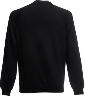 Fruit of the Loom Heren Raglan Mouwen Belcoro® Sweatshirt (Zwart) - 4XL