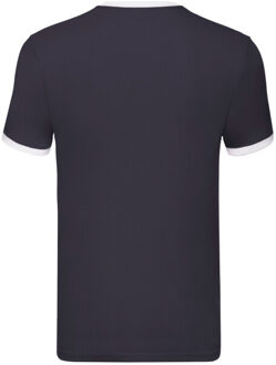 Fruit of the Loom Heren ringer 160 t-shirt Blauw - XXXL