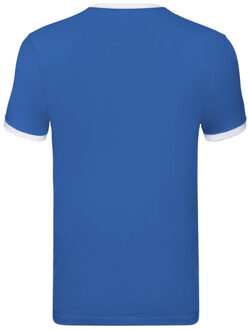 Fruit of the Loom Heren ringer 160 t-shirt Blauw - XXXL