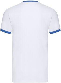 Fruit of the Loom Heren ringer 160 t-shirt Wit