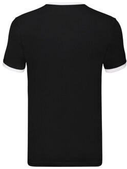 Fruit of the Loom Heren ringer 160 t-shirt Zwart - XXXL