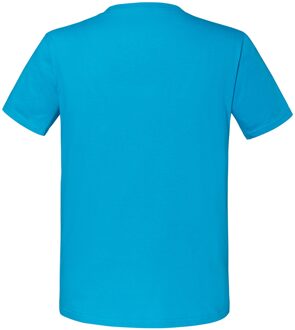 Fruit of the Loom Heren Ringgesponnen Premium T-Shirt (Azuurblauw) - maat