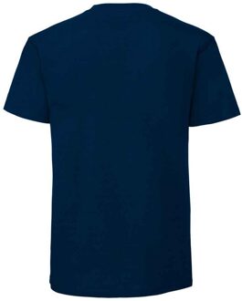 Fruit of the Loom Heren Ringgesponnen Premium T-Shirt (Blauw in de bergen) Navy - XL