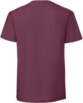Fruit of the Loom Heren Ringgesponnen Premium T-Shirt (Bordeaux) Bourgogne - 3XL