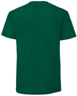 Fruit of the Loom Heren Ringgesponnen Premium T-Shirt (College Groen) - maat XL Donkergroen