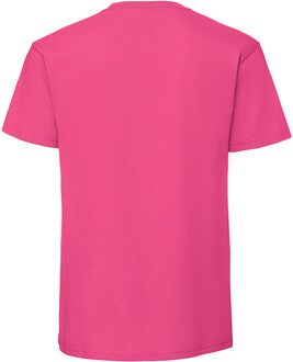 Fruit of the Loom Heren Ringgesponnen Premium T-Shirt (Fuchsia)