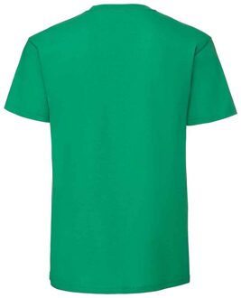 Fruit of the Loom Heren Ringgesponnen Premium T-Shirt (Kelly Groen) - M