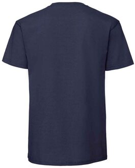Fruit of the Loom Heren Ringgesponnen Premium T-Shirt (Marine) Navy - 5XL