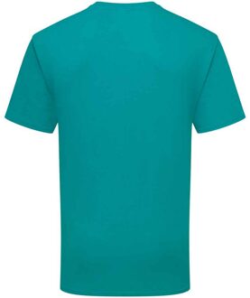 Fruit of the Loom Heren Ringgesponnen Premium T-Shirt (Ocean Teal) - maat Groenblauw