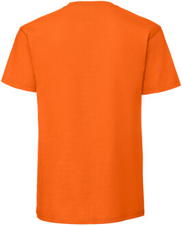 Fruit of the Loom Heren Ringgesponnen Premium T-Shirt (Oranje) - 2XL