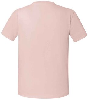 Fruit of the Loom Heren Ringgesponnen Premium T-Shirt (Poederroos) Roze