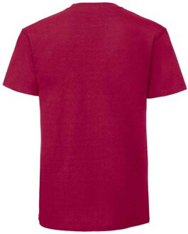 Fruit of the Loom Heren Ringgesponnen Premium T-Shirt (Veenbes) - maat 3XL Bessenrood