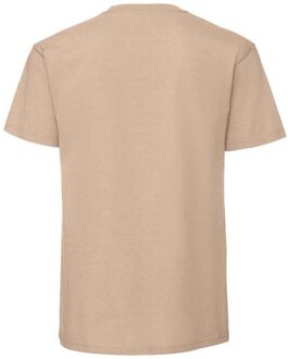 Fruit of the Loom Heren Ringgesponnen Premium T-Shirt (Woestijnzand) - maat XL