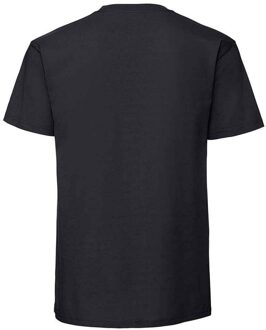Fruit of the Loom Heren Ringgesponnen Premium T-Shirt (Zwart)