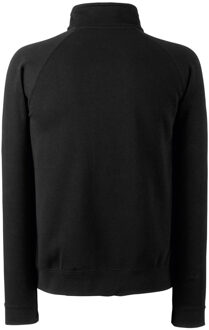 Fruit of the Loom Heren Ritssluiting Nek Sweatshirt Top (Zwart) - maat 2XL