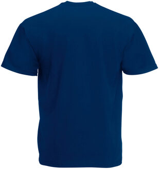 Fruit of the Loom Heren Screen Stars Origineel Vol Cut T-shirt met korte mouwen (Marine) - maat L Navy