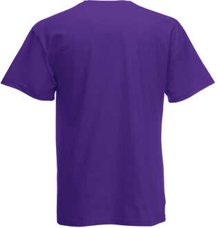Fruit of the Loom Heren Screen Stars Origineel Vol Cut T-shirt met korte mouwen (Paars) - 2XL