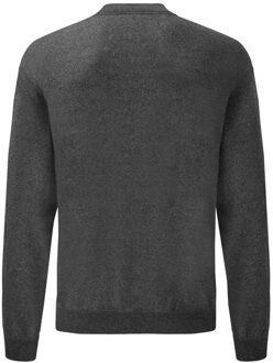 Fruit of the Loom Heren Set-In Belcoro® garen Sweatshirt (Donker Heather) Veelkleurig - M
