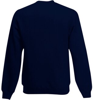 Fruit of the Loom Heren Set-In Belcoro® garen Sweatshirt (Donker Marine) - maat 5XL Blauw