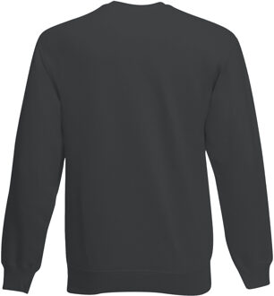 Fruit of the Loom Heren Set-In Belcoro® garen Sweatshirt (Licht Grafiet) - maat Grijs