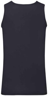 Fruit of the Loom Heren sportvest top (Deep Navy) Blauw - XL