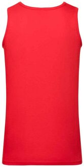 Fruit of the Loom Heren sportvest top (Rood) - 2XL