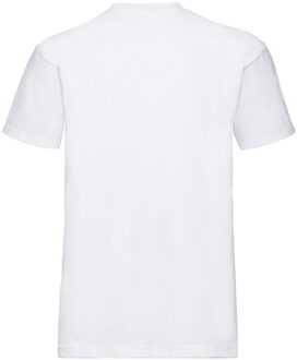 Fruit of the Loom Heren Super Premium Effen T-Shirt (Wit) - maat XL
