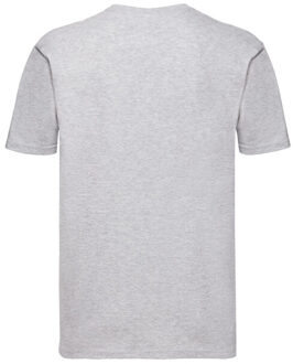 Fruit of the Loom Heren super premium heather t-shirt - maat S Grijs