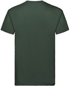 Fruit of the Loom Heren Super Premium T-Shirt (Fles groen) - XL