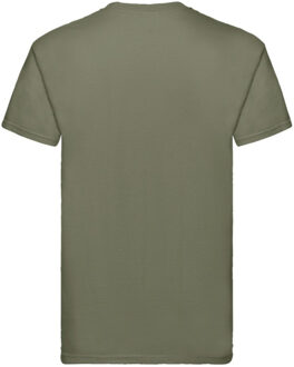 Fruit of the Loom Heren super premium t-shirt Groen - M