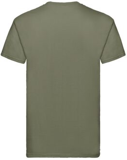 Fruit of the Loom Heren Super Premium T-Shirt (Klassieke Olijf) Groen - 3XL