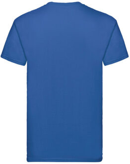 Fruit of the Loom Heren super premium t-shirt - maat M Blauw