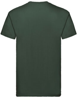 Fruit of the Loom Heren super premium t-shirt - maat M Groen