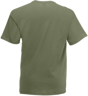 Fruit of the Loom Heren Super Premium T-shirt met korte mouwen en ronde hals (Klassiek Olive) Groen - XL