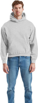 Fruit of the Loom Heren Supercotton Hoodie (Athletic Heather) - maat 3XL Lichtgrijs