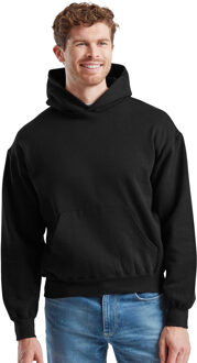 Fruit of the Loom Heren Supercotton Hoodie (Zwart) - XL