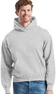 Fruit of the Loom heren superkatoen heather hoodie (Atletische Heide) - maat 4XL Lichtgrijs