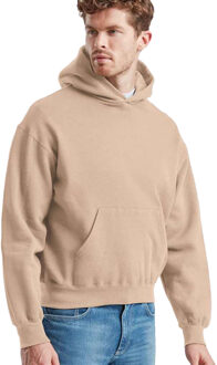 Fruit of the Loom heren superkatoenen katoenen hoodie (Woestijnzand) - maat 3XL