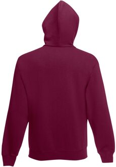 Fruit of the Loom Heren Sweatshirt Met Capuchon / Hoodie (Bordeaux) - maat 3XL Bourgogne