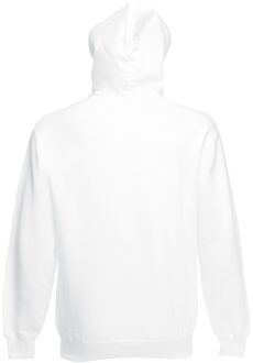 Fruit of the Loom Heren Sweatshirt Met Capuchon / Hoodie (Wit)